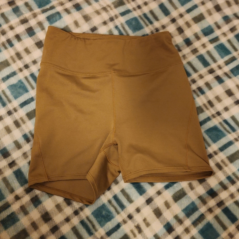 Olive Green Athletic Shorts